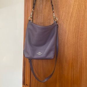 Mini Coach Abby Duffle Bag hobo Handbag Dusty Purple EXCELLENT CONDITION - RARE